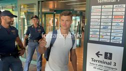 Samuel Dahl è atterrato a Fiumicino. In giornata le visite mediche