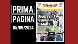 Prima pagina Tuttosport: “Juventus, per Douglas Luiz lezioni di Motta”