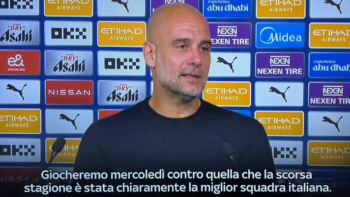 Guardiola: “Inter? Mercoledì affronteremo quella che è chiaramente la miglior squadra italiana” - immagine 1