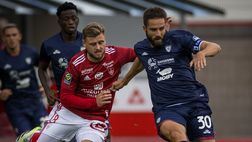 Cagliari, il solito Pavoletti risponde all’ex Inter Satriano: pari a Brest