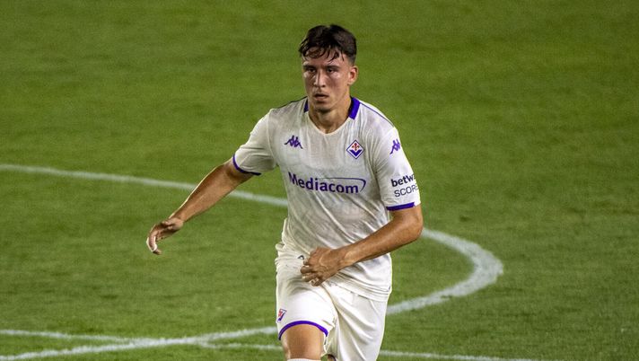 GERMOGLI PH: 20 LUGLIO 2025 BAGNO A RIPOLI AL VIOLA PARK SI E' GIOCATA LA PRIMA AMUCHEVOLE ESTIVA DELLA FIORENTINA CONTRO LA PRIMAVERA NELLA FOTO KOSPO Kospo