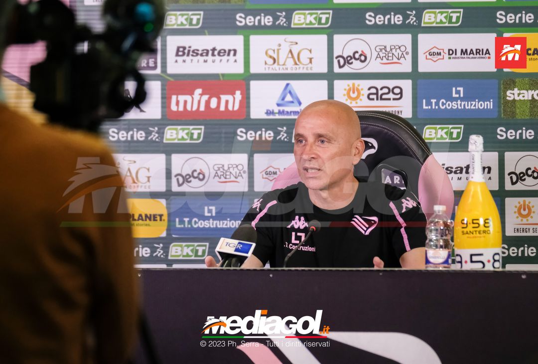 FOTO PALERMO, verso la Spal: Mister Eugenio Corini in conferenza stampa (GALLERY) - immagine 10