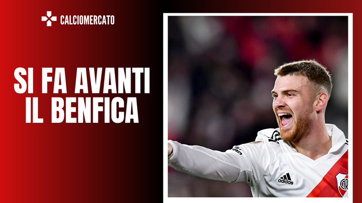 Lucas Beltrán, centravanti del River Plate (Getty Images)