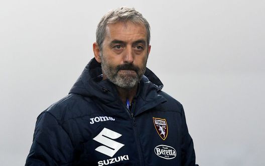REGGIO NELL'EMILIA, ITALY - OCTOBER 23: Marco Giampaolo head coach of Torino FC looks on during the Serie A match between US Sassuolo and Torino FC at Mapei Stadium - Città del Tricolore on October 23, 2020 in Reggio nell'Emilia, Italy. (Photo by Alessandro Sabattini/Getty Images)