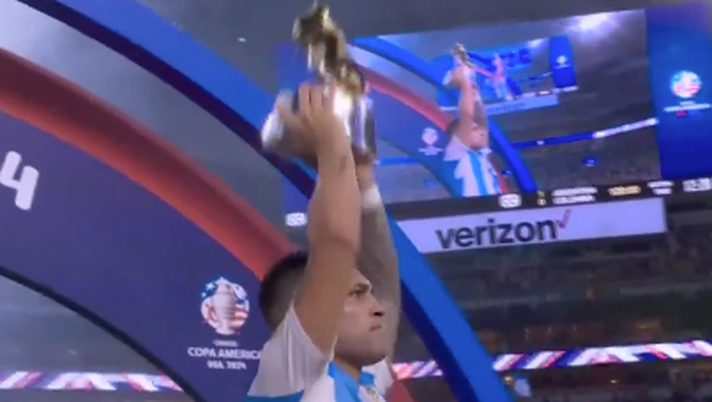 VIDEO / Lautaro, capocannoniere della Coppa America. La premiazione del capitano dell’Inter - immagine 1