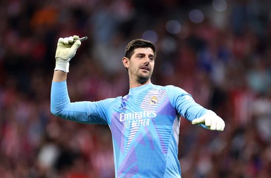 Thibaut Courtois, estremo difensore del Real Madrid. (Foto di Florencia Tan Jun/Getty Images) Courtois