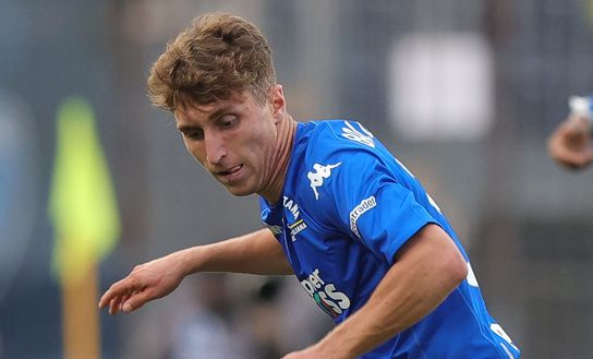 EMPOLI, ITALY - MAY 8: Tommaso Baldanzi of Empoli FC in action during the Serie A match between Empoli FC and Salernitana at Stadio Carlo Castellani on May 8, 2023 in Empoli, Italy. (Photo by Gabriele Maltinti/Getty Images) Una settimana, sette questioni: cosa aspettarsi negli ultimi giorni di mercato- immagine 3