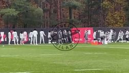 VIDEO – Slovan Bratislava-Milan, allenamento a Milanello: assente Emerson Royal