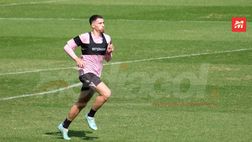 FOTO PALERMO, Davide Bettella si prepara al rientro in gruppo (GALLERY)