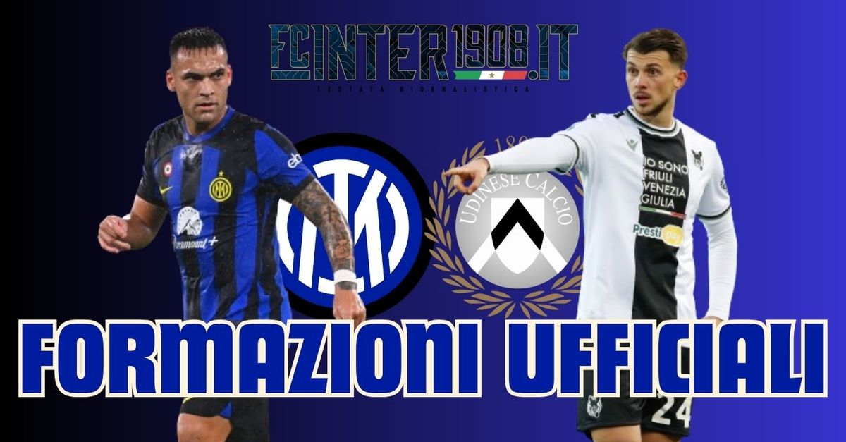 Formazioni ufficiali Inter-Udinese: le scelte dei due tecnici