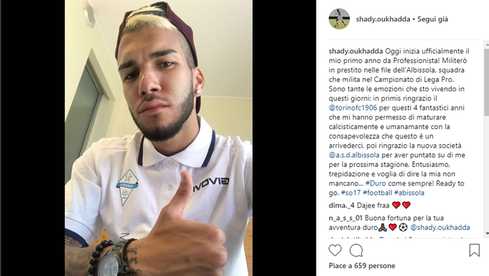 Torino, il saluto di Oukhadda: “In granata sono cresciuto, questo è un arrivederci” Torino, il saluto di Oukhadda: “In granata sono cresciuto, questo è un arrivederci” - immagine 1