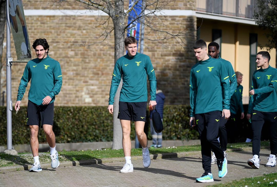 Lazio, prima del Bologna il ritiro a Coverciano: le foto dell’allenamento – GALLERY - immagine 36