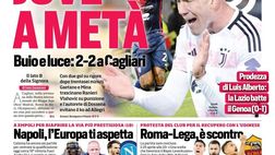 EDICOLA / CdS: Juve a metà. Avvio da incubo e reazione nella ripresa