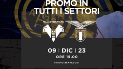 Verona-Lazio, biglietti a prezzi speciali