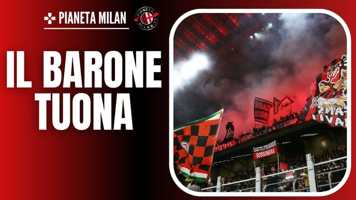 I tifosi della Curva Sud inciteranno i rossoneri durante il derby Milan-Inter (Serie A 2024-2025) | AC Milan News (Getty Images) Derby Milan-Inter tifosi Curva Sud Barone
