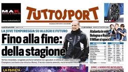 PRIMA PAGINA TUTTOSPORT OGGI: “Delirio Inter”