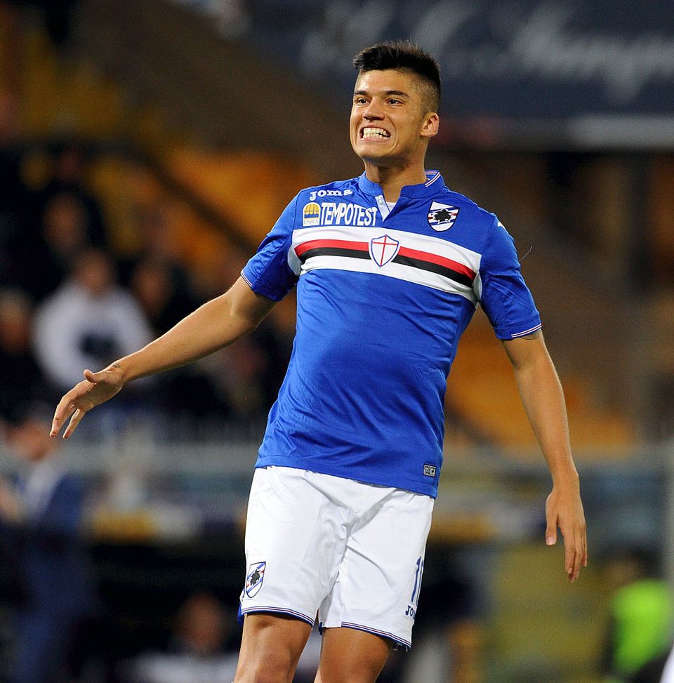 Genova, Italia - 23 settembre 2015: Jaoquin Correa con la maglia della Sampdoria. (Foto di Pier Marco Tacca/Getty Images) Correa al Botafogo, è ufficiale: l’ex Inter giocherà il Mondiale per Club- immagine 2