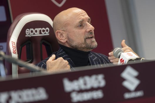 TURIN, ITALY - DECEMBER 11: Gianluca Petrachi Sports Director of Torino FC during the Torino FC Unveil New Sporting Director Gianluca Petrachi at Stadio Olimpico Grande Torino on December 11, 2025 in Turin, Italy. (Photo by Stefano Guidi - Torino FC/Torino FC 1906 via Getty Images)