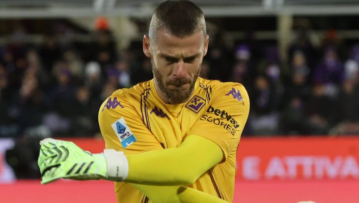 GERMOGLI PH: 22 NOVEMBRE 2025 FIRENZE STADIO ARTEMIO FRANCHI CAMPIONATO SERIE A FIORENTINA VS JUVENTUS NELLA FOTO DE GEA Sabatini: “De Gea imbambolato su Kostic! Vanoli non poteva perdere” - immagine 1
