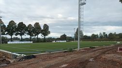 Robaldo, completati tutti i campi: ora le opere in muratura