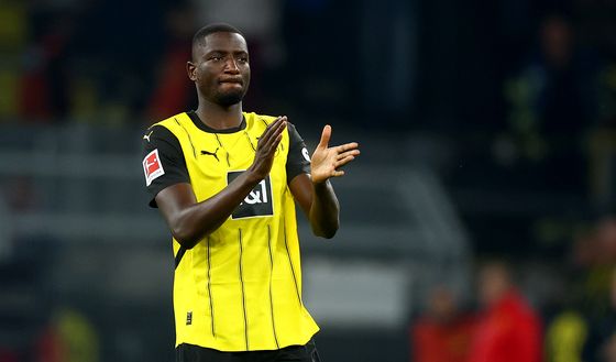 Dortmund, Germania - 13 settembre 2024: Sehrou Guirassy del Borussia Dortmund. (Foto di Lars Baron/Getty Images) Mondiale per Club: Borussia Dortmund, la big della Bundesliga- immagine 4