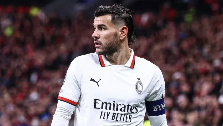 Theo Hernández AC Milan Bayer Leverkusen-Milan 1-0 Champions League 2024-2025
