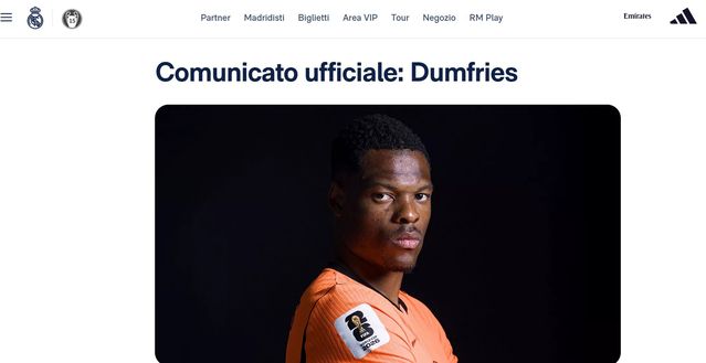Denzel Dumfries va al Real: la nota ‘fredda’ del club spagnolo- immagine 2