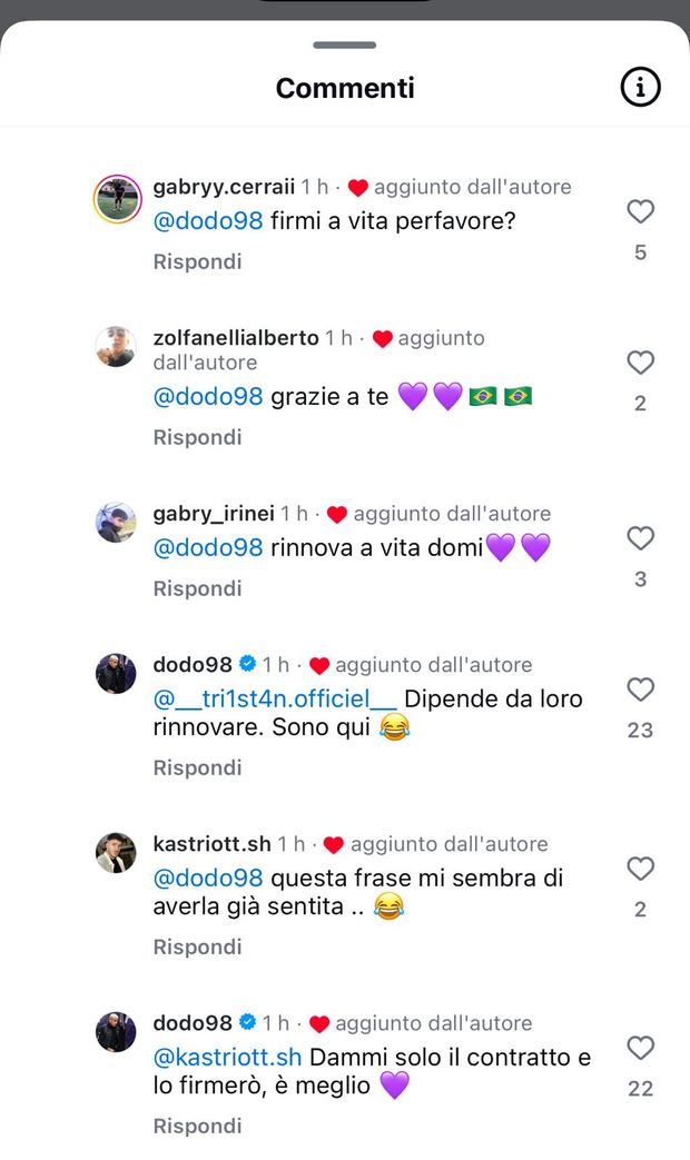 Dodò scalda Firenze: “Aspetto il rinnovo. Juventus? Mai, l’ho promesso a Barone”- immagine 2