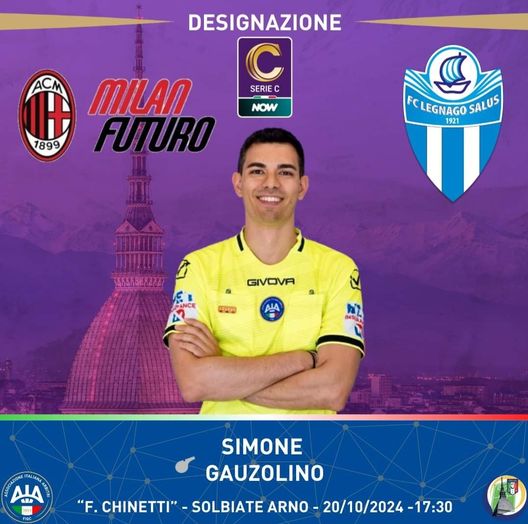 Arbitro di esperienza in C: Gauzolino per Milan Futuro-Legnago- immagine 2