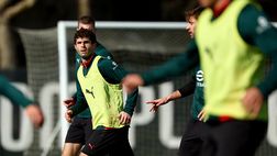 Il Milan pensa al recupero di mercoledì: si scaldano Ricci e Pulisic