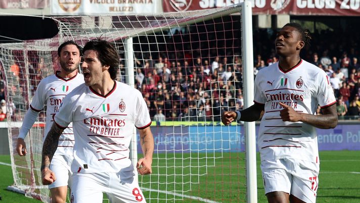 Rafael Leao e Sandro Tonali, calciatori del Milan (getty images)