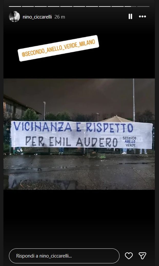 Inter-Torino, dalla Curva uno striscione per Audero: “Vicinanza e rispetto”- immagine 2