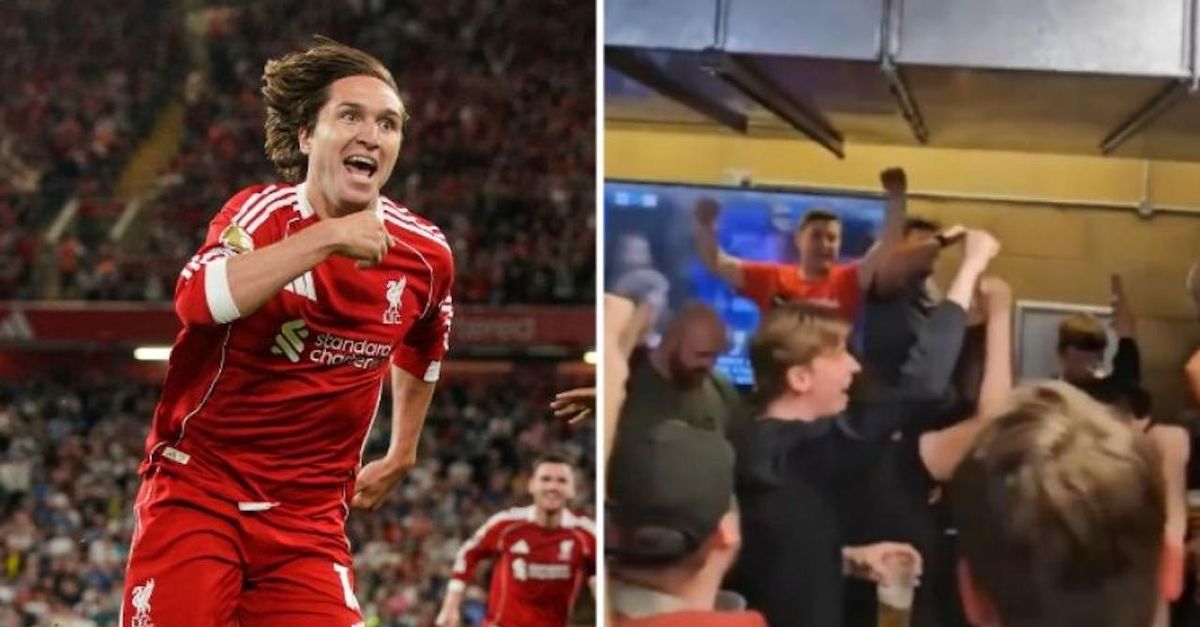 “Fanc*** Juve, sono del Liverpool”: polemica sul coro per Chiesa | VIDEO