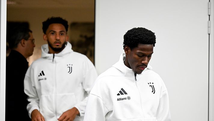 TURIN, ITALY - OCTOBER 05: Jonathan David of Juventus prior to the Serie A match between Juventus FC and AC Milan at Allianz Stadium on October 05, 2025 in Turin, Italy. (Photo by Daniele Badolato - Juventus FC/Juventus FC via Getty Images) Leao David