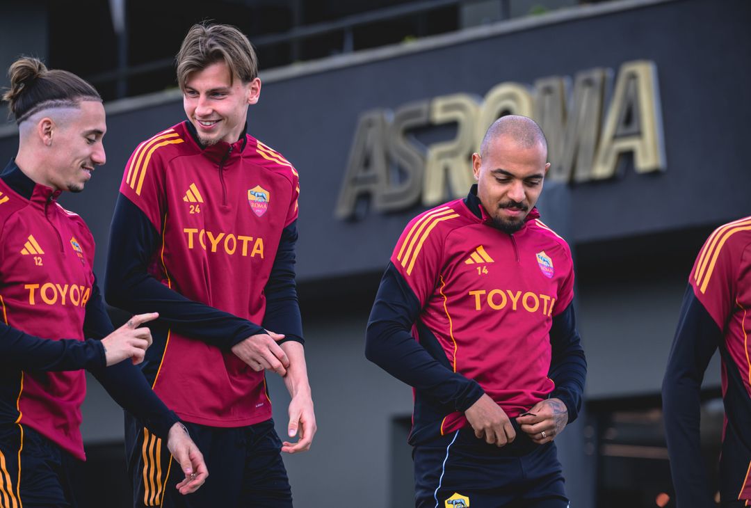 Trigoria, la rifinitura alla vigilia di Roma-Bologna – FOTO GALLERY - immagine 28