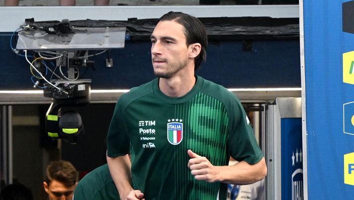 EMPOLI, ITALY - JUNE 09: Matteo Darmian of Italy warms up before an International Friendly match between Italy and Bosnia & Herzegovina at Stadio Carlo Castellani on June 09, 2024 in Empoli, Italy. (Photo by Claudio Villa/Getty Images) Matteo Darmian - Italia, Nazionale