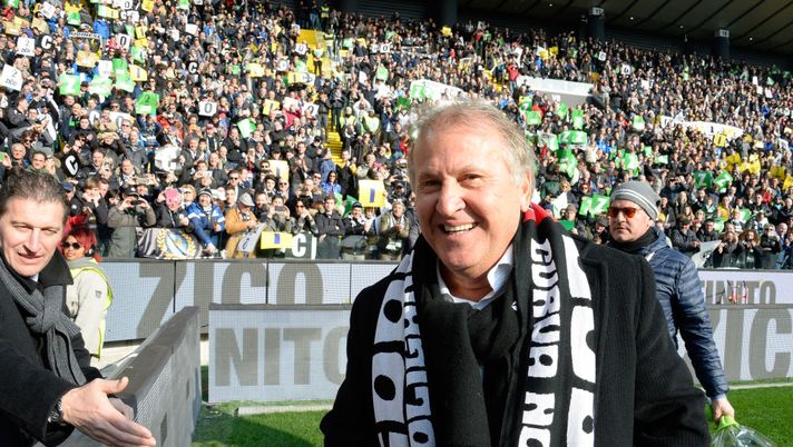 Zico allo stadio di Udine nel febbraio 2017 Zico