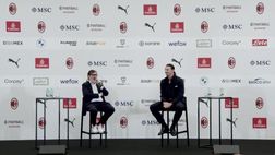 Milan, Ibrahimovic ai giornalisti: “Non sono pronto a darvi il numero” | VIDEO