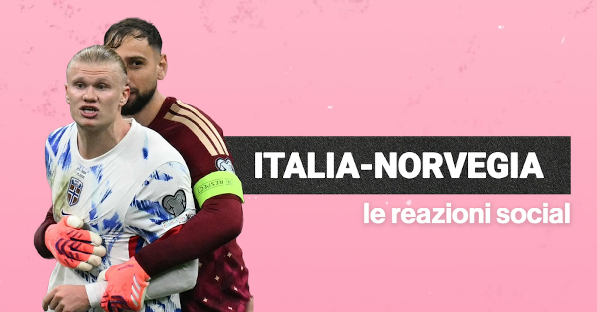 Italia Norvegia 1 4, Esposito segna ma Haaland ci umilia: le reazioni social dei tifosi Italia Norvegia 1 4, Esposito segna ma Haaland ci umilia: le reazioni social dei tifosi