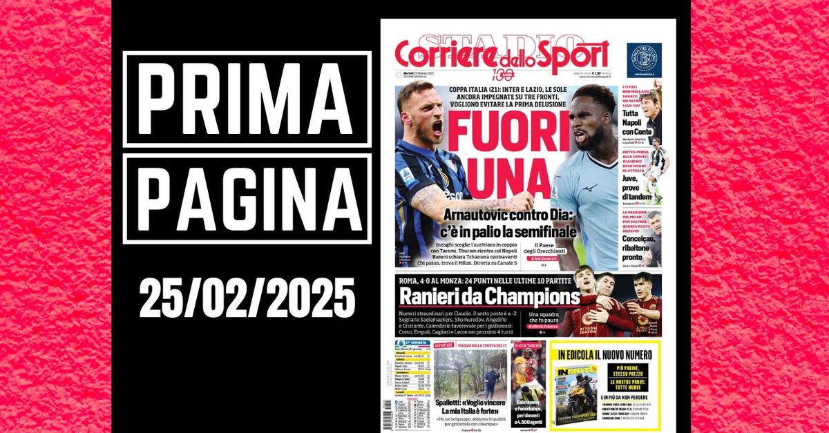 Prima pagina Corriere dello Sport: “Conceicao, ribaltone decisivo”