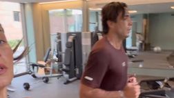 VIDEO / Federica Nargi e Alessandro Matri si tengono in forma: allenamento “condominiale”