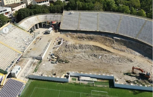 Lavori Curva Fiesole, Artemio Franchi