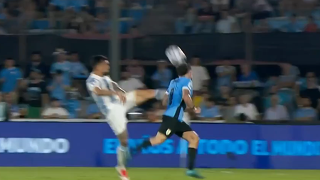 Argentina, Nico Gonzalez espulso per un calcione in faccia a Nandez - Fonte Video Account X telefe