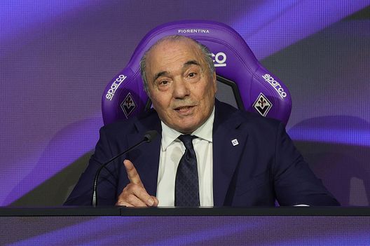 Rocco Commisso, principale bersaglio della Curva Fiesole (Photo by Gabriele Maltinti/Getty Images) Caos Fiorentina, durissimo comunicato della Fiesole: “Troppe parole inaccettabili”- immagine 3