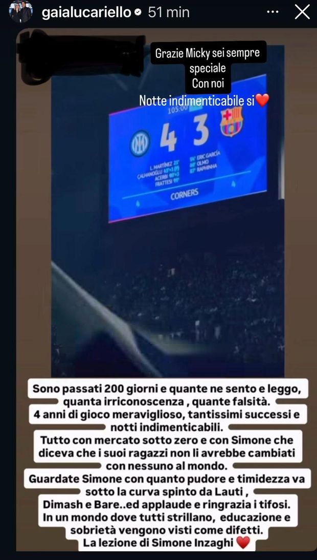 Tifoso dell’Inter scrive alla moglie di Inzaghi: “Irriconoscenza? Quella notte è stata…”- immagine 3