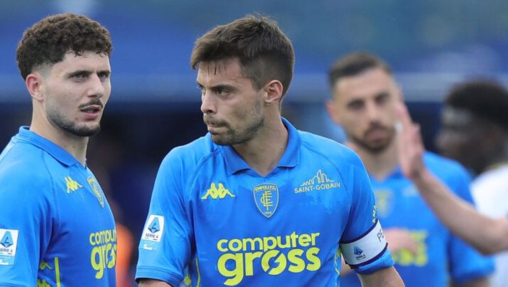 EMPOLI, ITALY - APRIL 6: Alberto Grassi of Empoli FC reacts during the Serie A match between Empoli and Cagliari at Stadio Carlo Castellani on April 6, 2025 in Empoli, Italy. (Photo by Gabriele Maltinti/Getty Images) Empoli, brutte notizie per Grassi: arriva la squalifica per blasfemia dal Giudice Sportivo - immagine 1