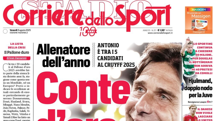 Il Napoli sui media: le prime pagine dei quotidiani di oggi- immagine 1