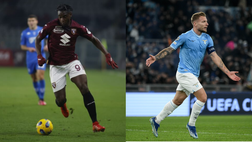 Torino-Lazio, Immobile contro Zapata: passato e presente granata a confronto