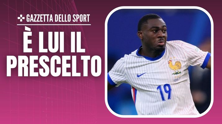 Youssouf Fofana (centrocampista Monaco), qui con la maglia della Francia agli Europei 2024, obiettivo di calciomercato del Milan | AC Milan News (Getty Images) Youssouf Fofana Monaco Calciomercato AC Milan