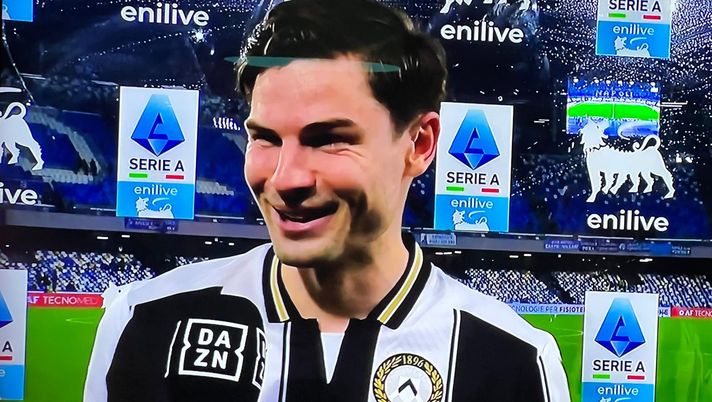 Dopo la partita tra Napoli e Udinese, finita 1-1, Ekkelenkamp ha condiviso alcune considerazioni ai microfoni di DAZN ekkelenkamp napoli udinese